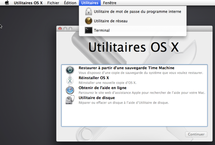 Protéger le firmware par mot de passe
