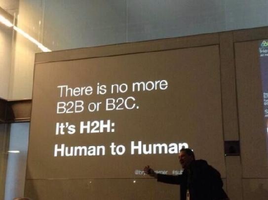 after B2B or B2C -> H2H